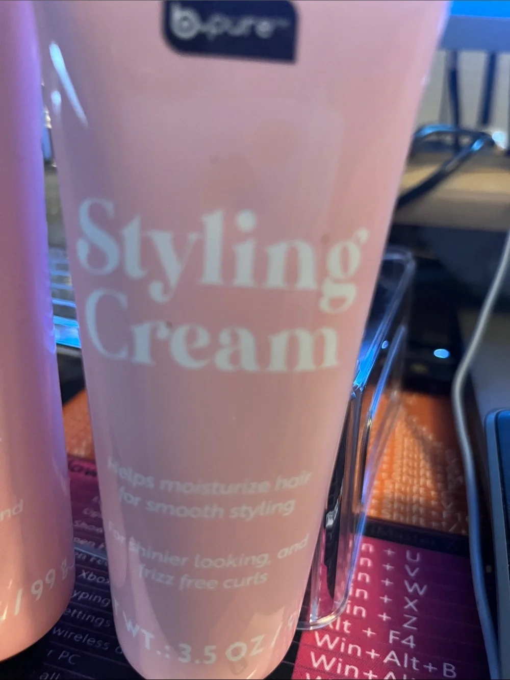 B pure pink styling